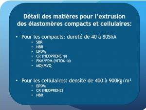 Extrusion d’un plastique France