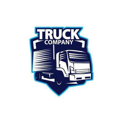 logo transport truck logistic